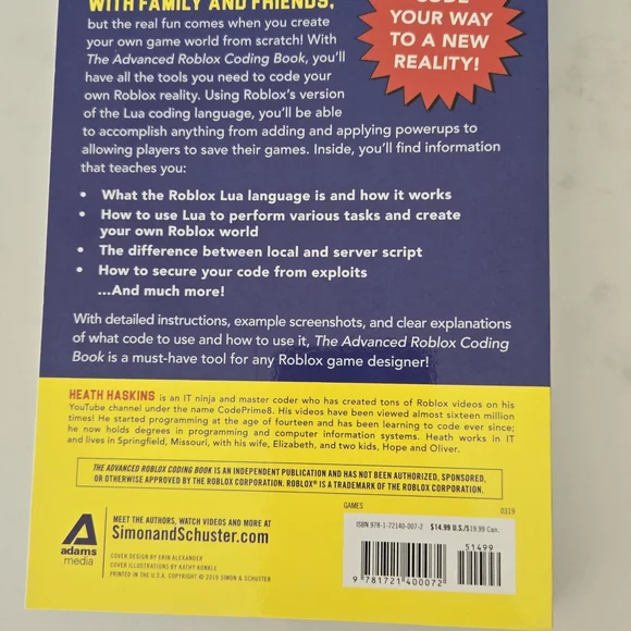Advanced Roblox Coding Book - Picture 3 of 3